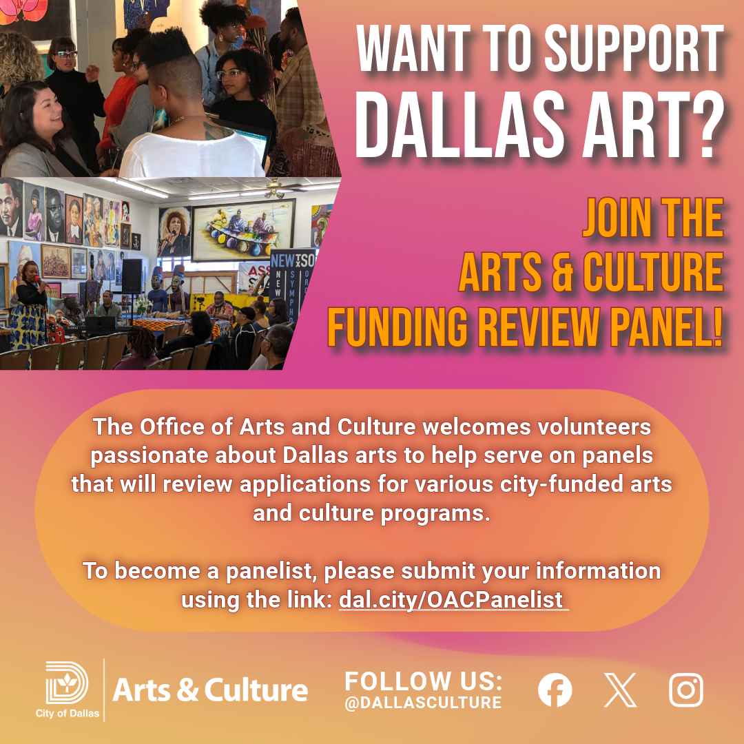 Cultural Funding Programs - City of Dallas Office of Arts and Culture