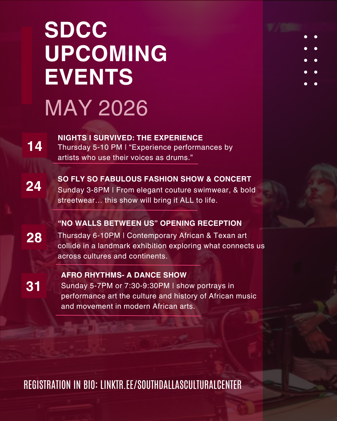 May SDCC Events