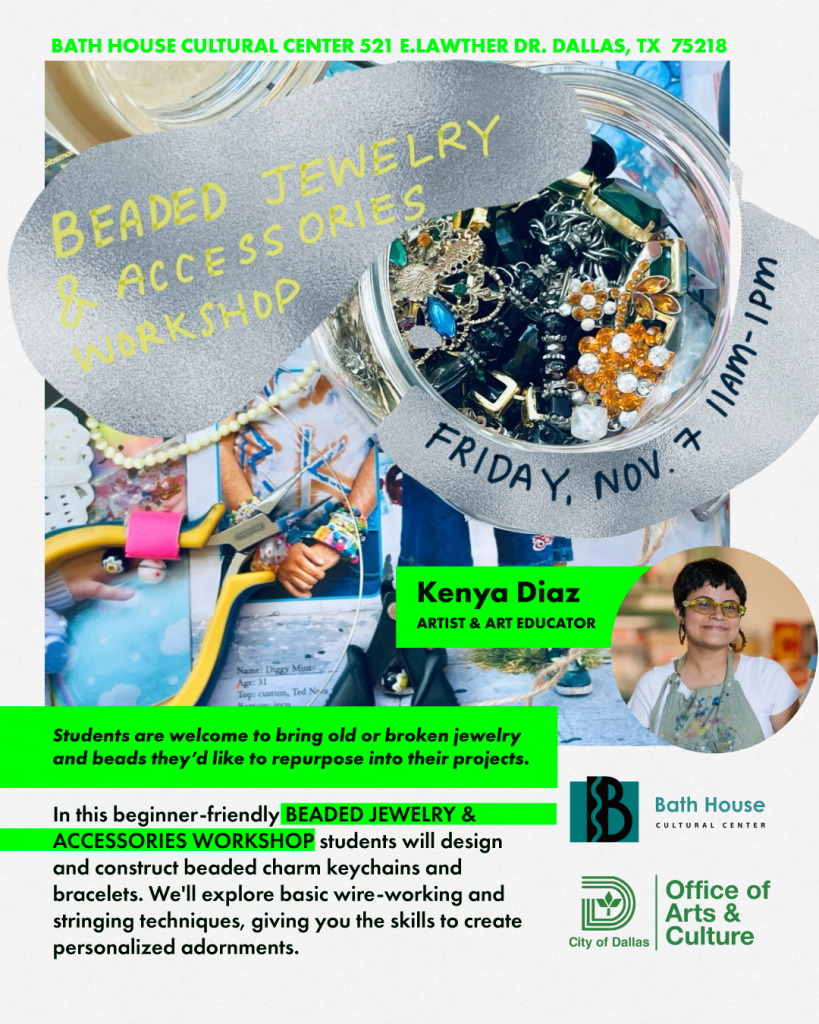 ADULTS: Beaded Jewelry & Accessories Workshop